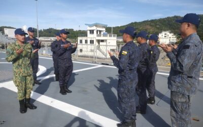 DEPLOYMENT OF RELIGIOUS DIRECTORATE ROYAL BRUNEI ARMED FORCES PERSONNEL ONBOARD ROYAL BRUNEI SHIP DARULAMAN AND ROYAL BRUNEI SHIP BERKAT FOR THE BILATERAL EXERCISE HORNBILL 30/2025 IN KOTA KINABALU, SABAH, MALAYSIA